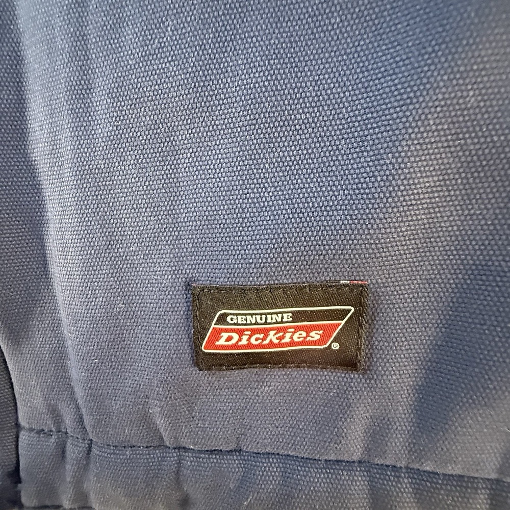 Dickies Quilt Lined Canvas Jacket Mens XL Navy Relaxed Fit NWT NJ309NV - Picture 8 of 16